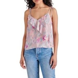 Steve Madden Ruffle Satin Camisole XS